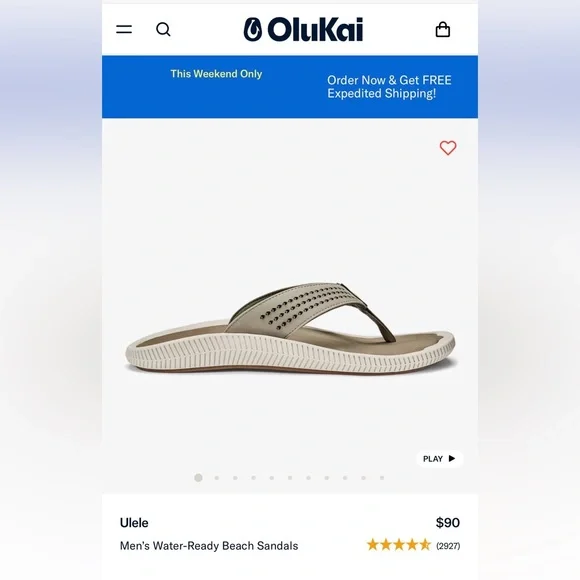 Olukai flip flops - Picture 12 of 13
